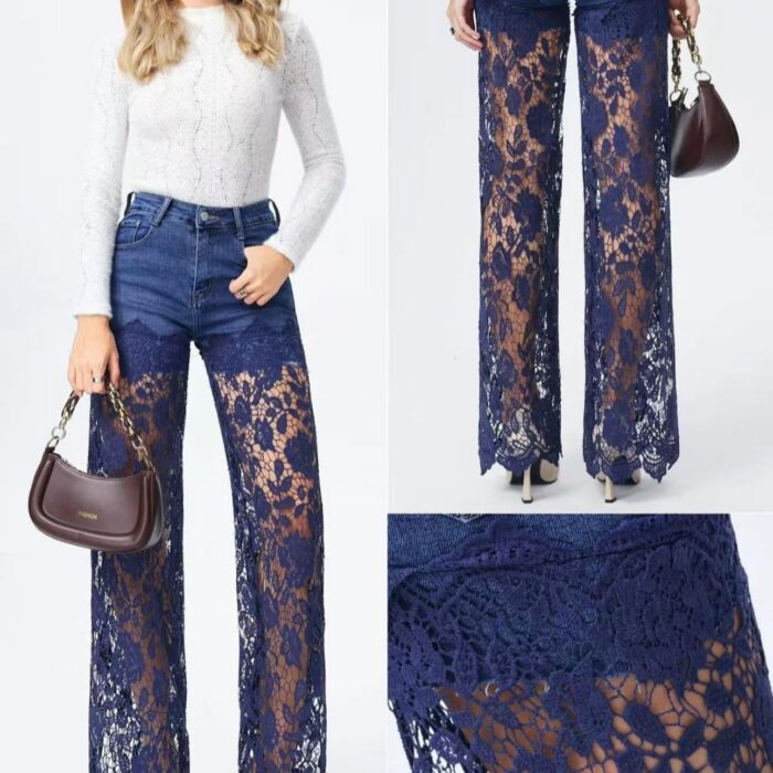 Nuevo Vaquero Bordado oscuro