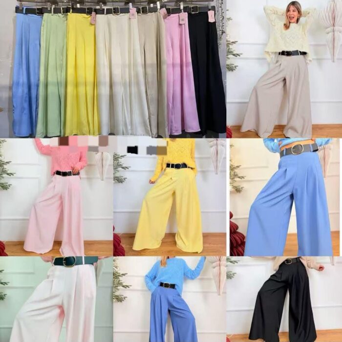 Pantalon cinturon Ancho