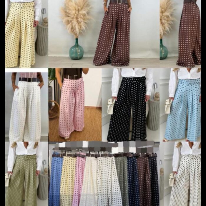 Nuevo pantalon Cinturon  Lunares